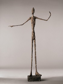 Alberto Giacometti. L'Homme au doigt. Pointing Man. Man Pointing 1947